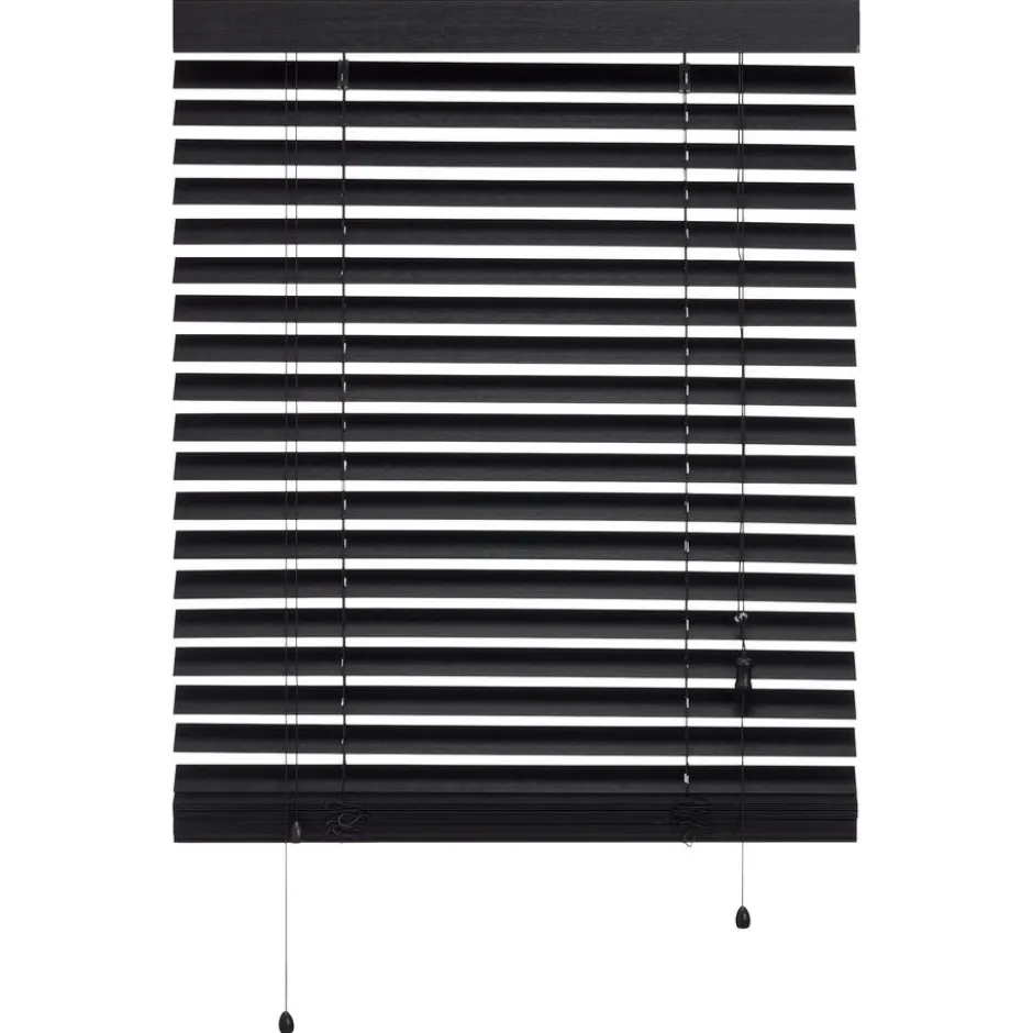 Bamboe Jaloezie Jax Zwart 180x175 Cm|Kwantum New