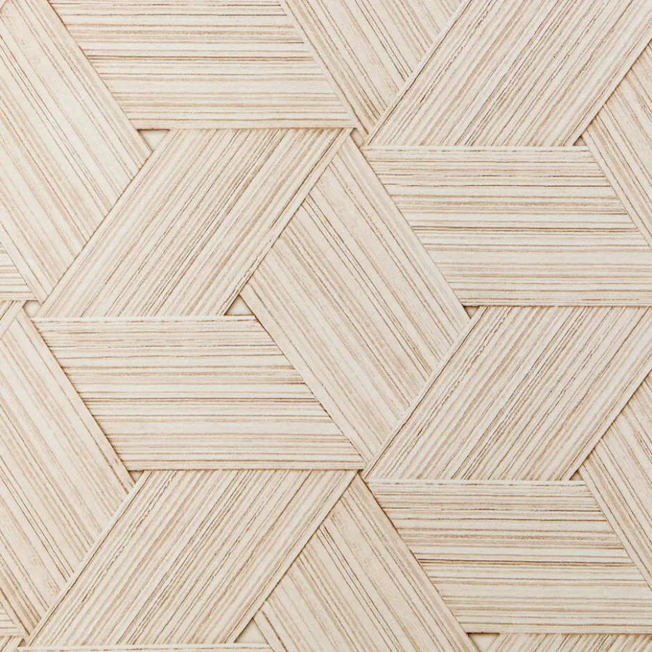 Behang Lilly Bruin/Wit|Kwantum Fashion