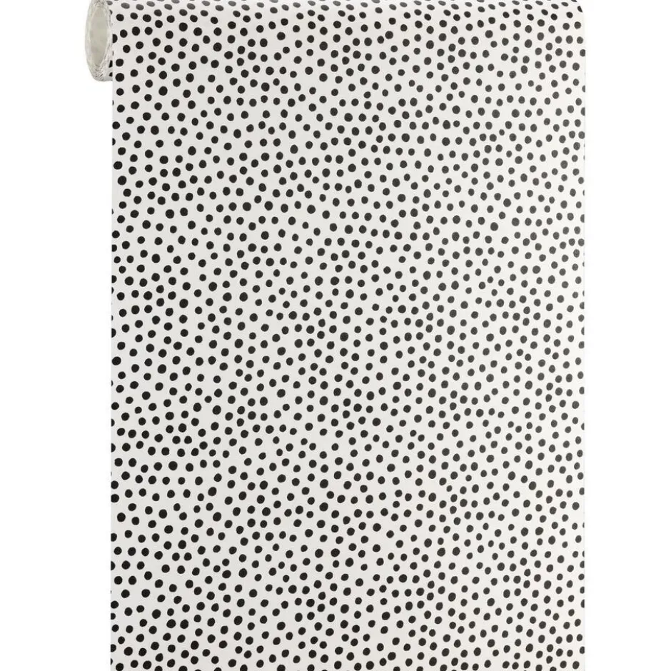 Behang Polka Zwart Wit|Kwantum Fashion