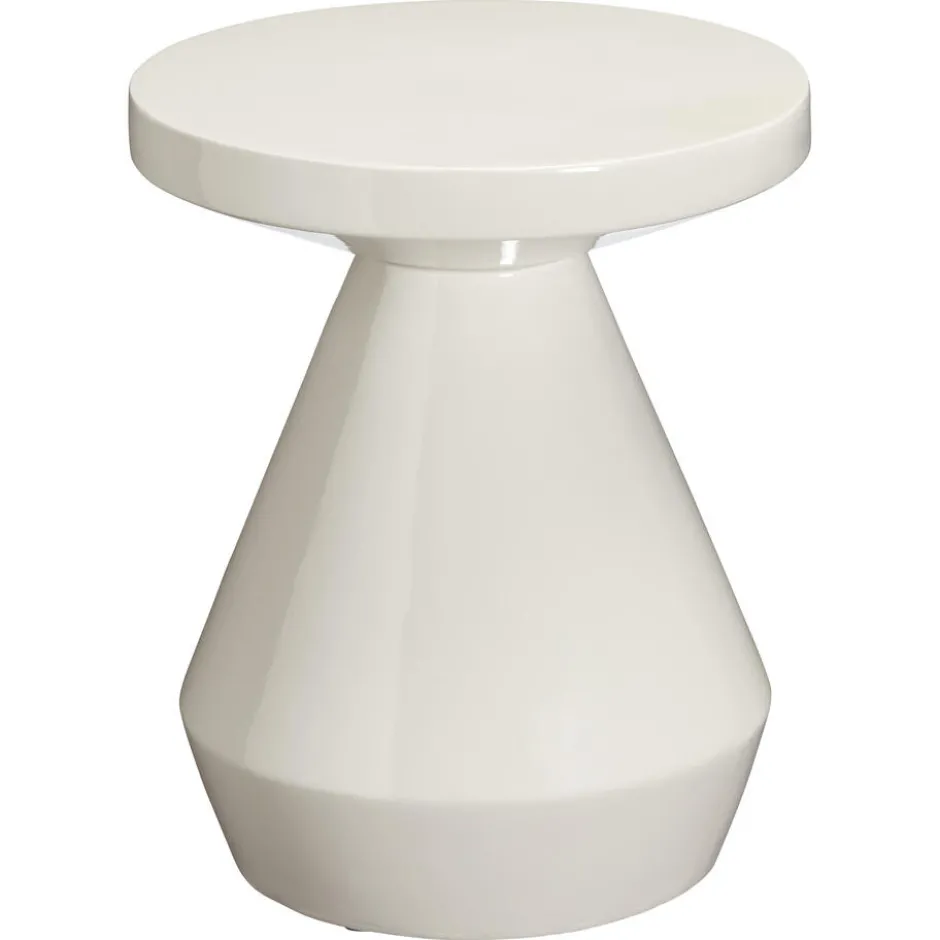 Bijzettafel Povo Zand ø 40x40 Cm|Kwantum Fashion