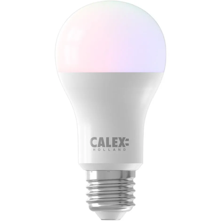 Calex Smart LED-standaardlamp RGB - Wit - 8,5W|Kwantum Outlet