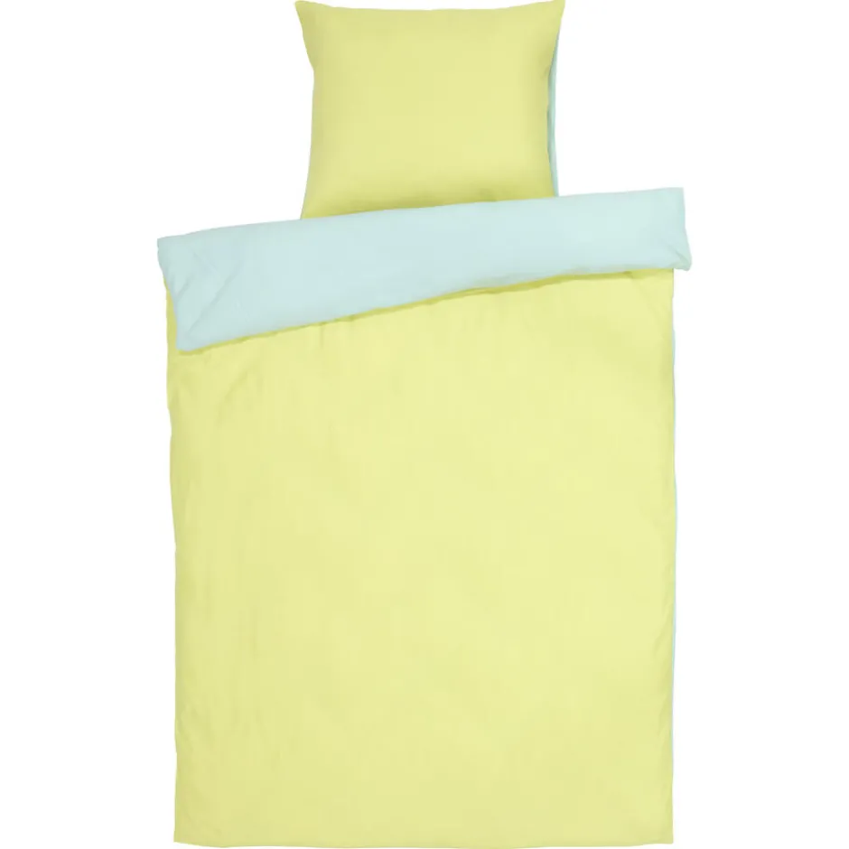 Dekbedovertrek Aila Geel - 200x220 Cm|Kwantum Hot