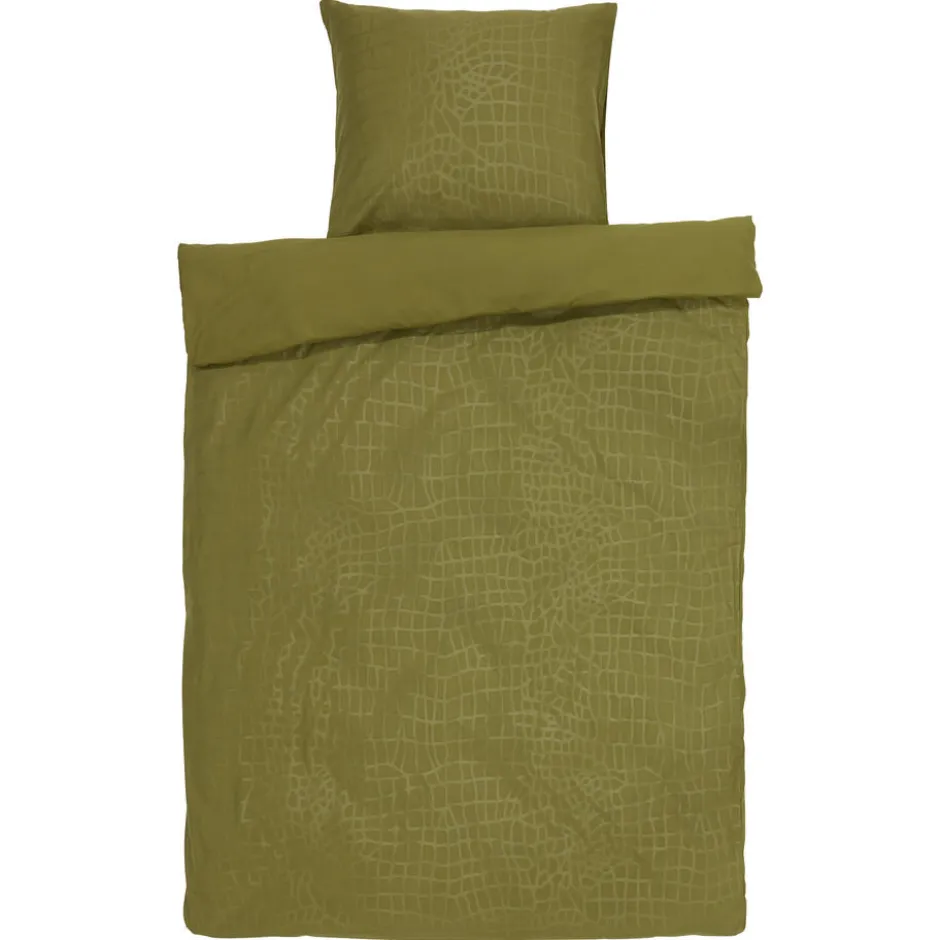 Dekbedovertrek Arlo Groen - 240x220 Cm|Kwantum Fashion