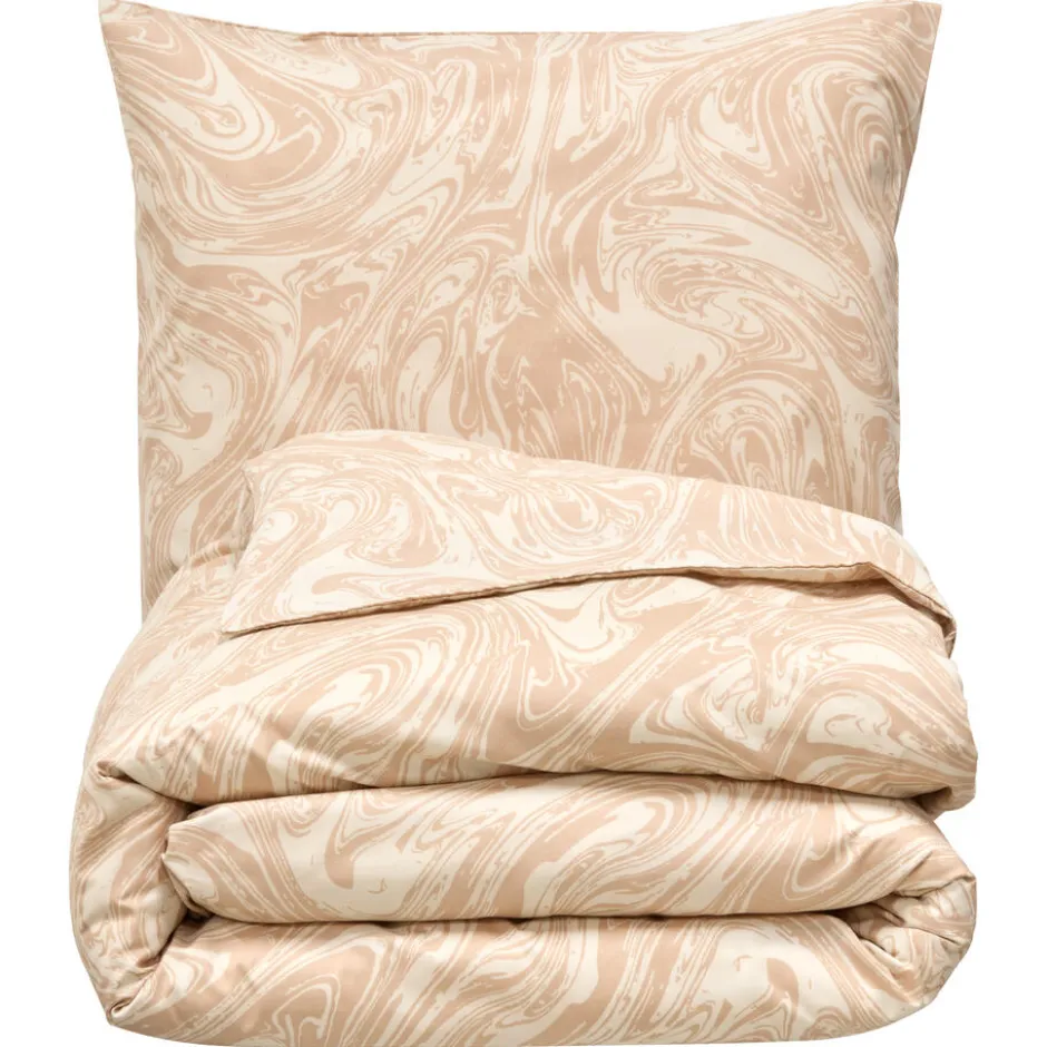 Dekbedovertrek Marble Soft Pink 140x220 Cm|Kwantum New