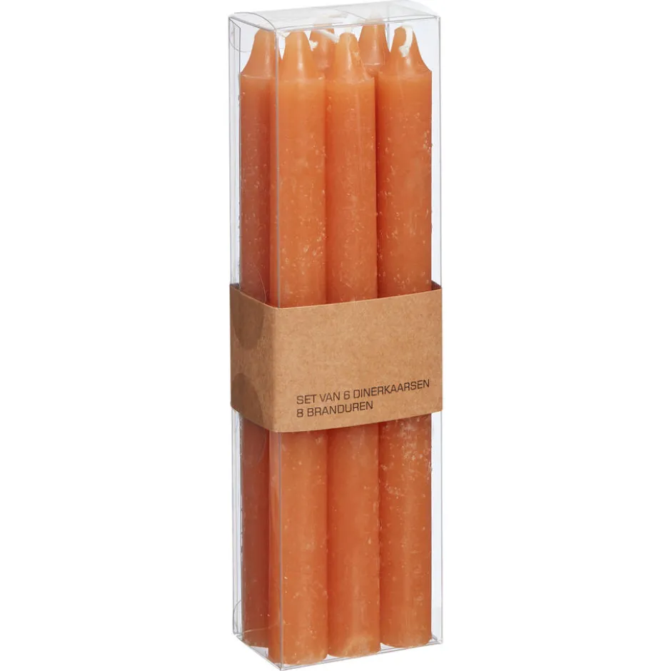 Dinerkaars oranje 6 Stuks|Kwantum Best