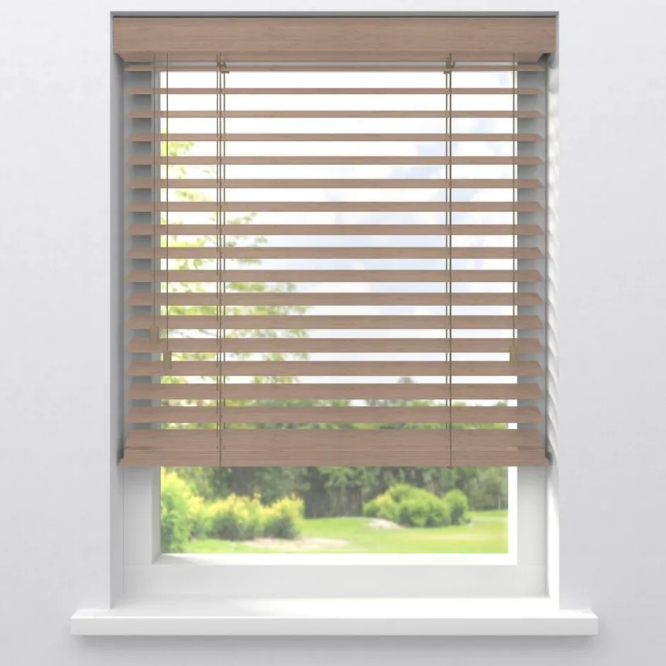 Fenstr Bamboe Jaloezie Wietze Beige 50mm|Kwantum Sale