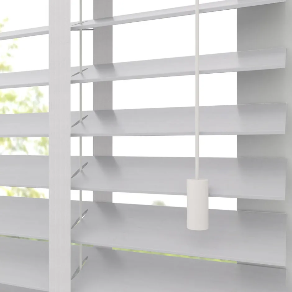 Fenstr Bamboe Jaloezie Wessel Wit 50mm|Kwantum Online