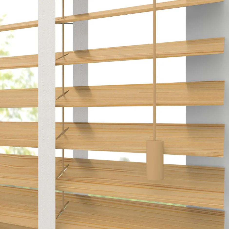 Fenstr Bamboe Jaloezie Wietze Honing 50mm|Kwantum Hot