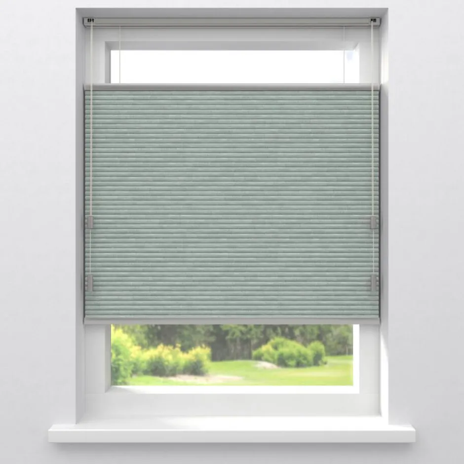 Fenstr Dubbel Plissé Gwen Licht Grijs Verduisterend|Kwantum Best