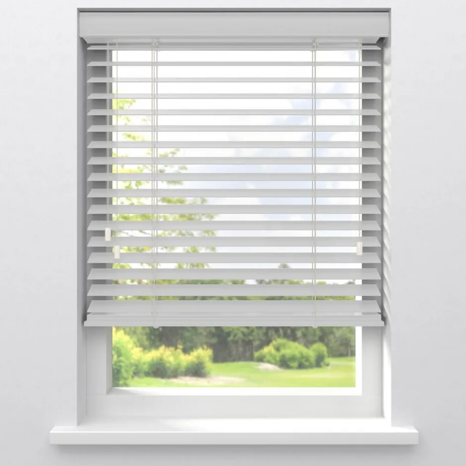 Fenstr Houten Jaloezie Hein Off-White 50mm|Kwantum Best