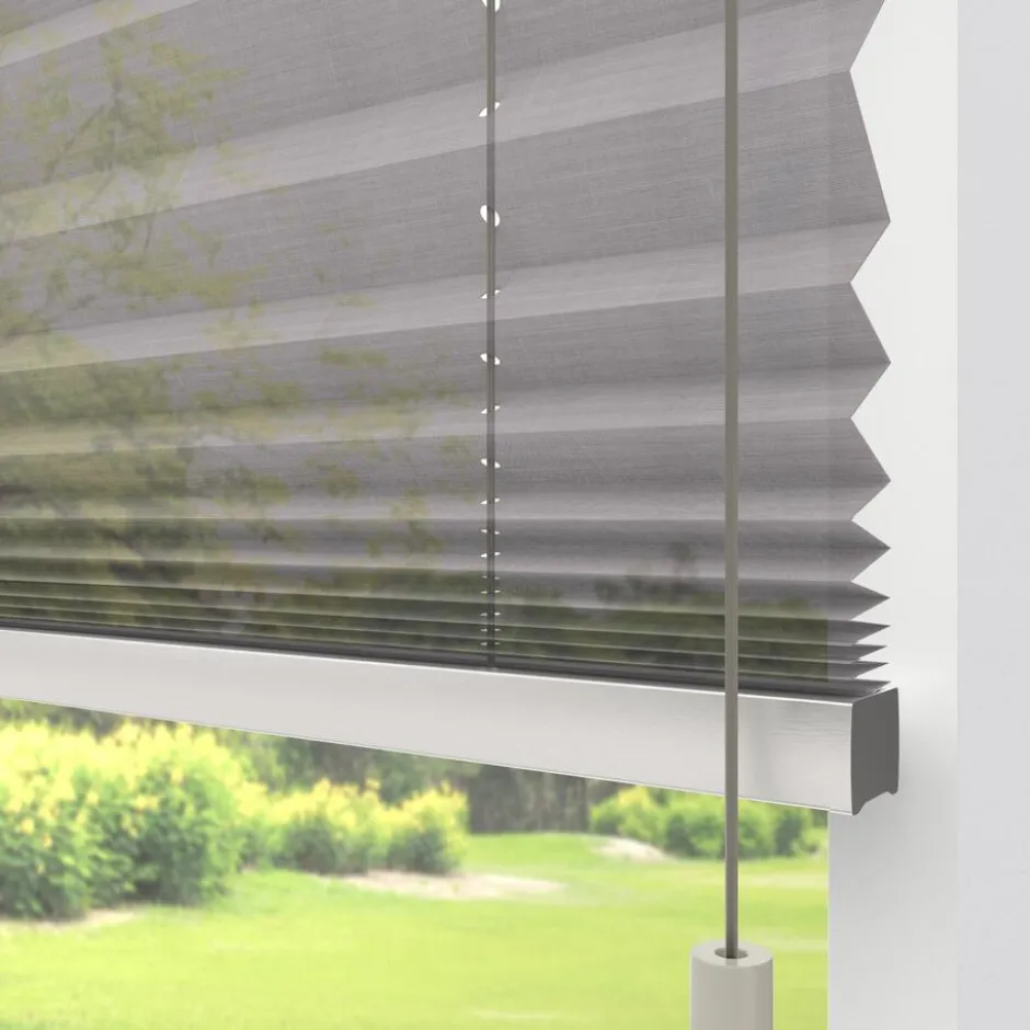 Fenstr Plissé Fenna Cappucino Transparant|Kwantum Hot