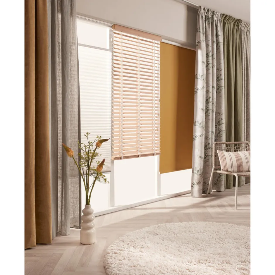Fenstr Plissé Fenna Cappucino Transparant|Kwantum Hot
