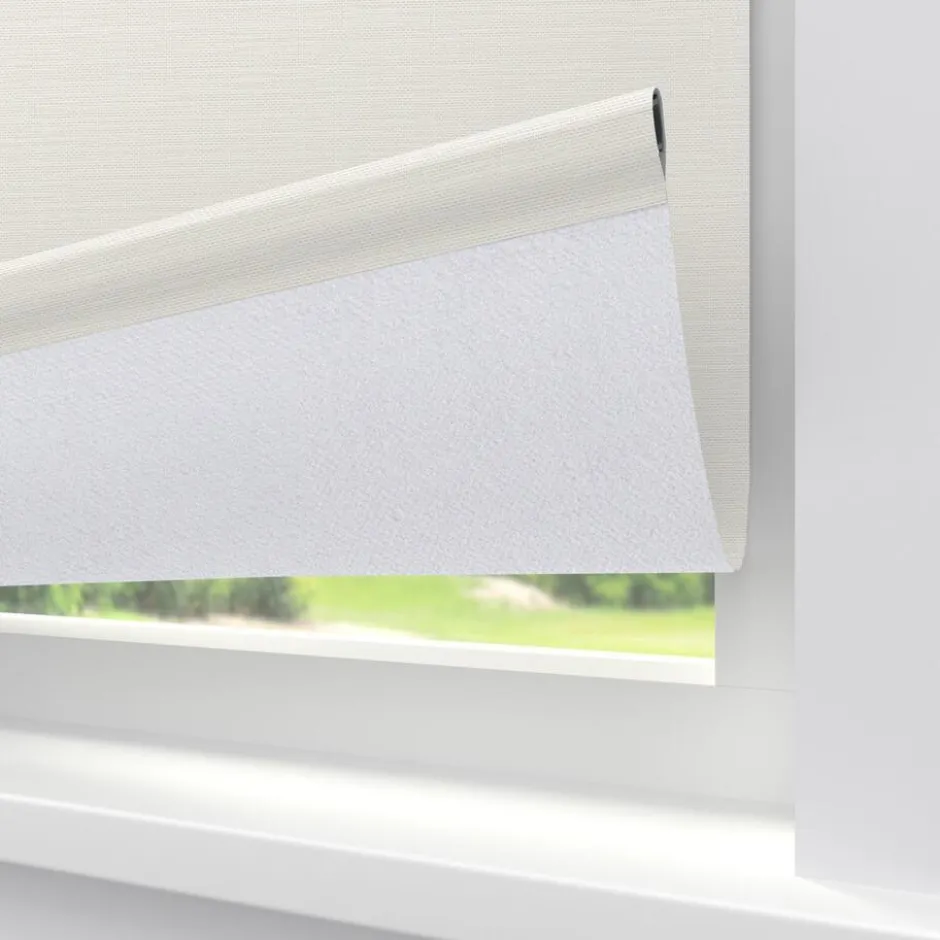 Fenstr Rolgordijn Lynn Off-White Verduisterend|Kwantum Discount