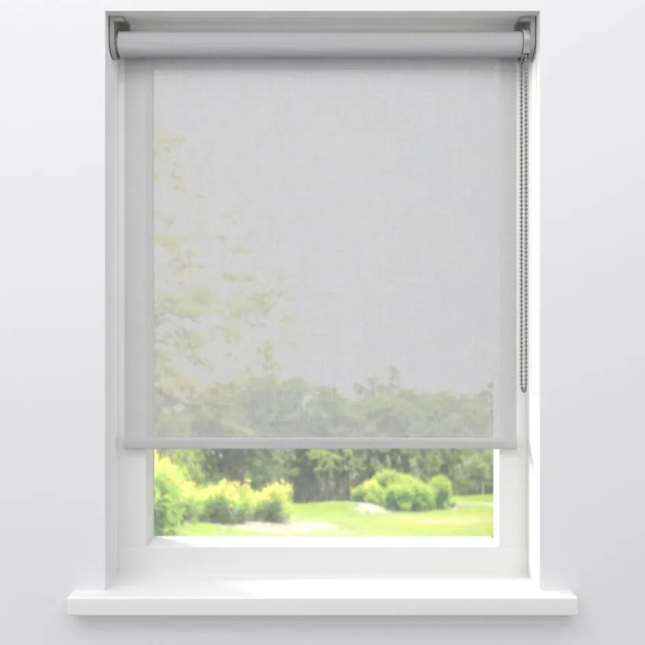 Fenstr Rolgordijn Emma Grijs Transparant|Kwantum Fashion