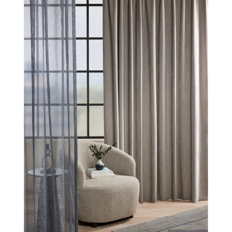 Gordijn Sandra Lichtgrijs|Kwantum Hot