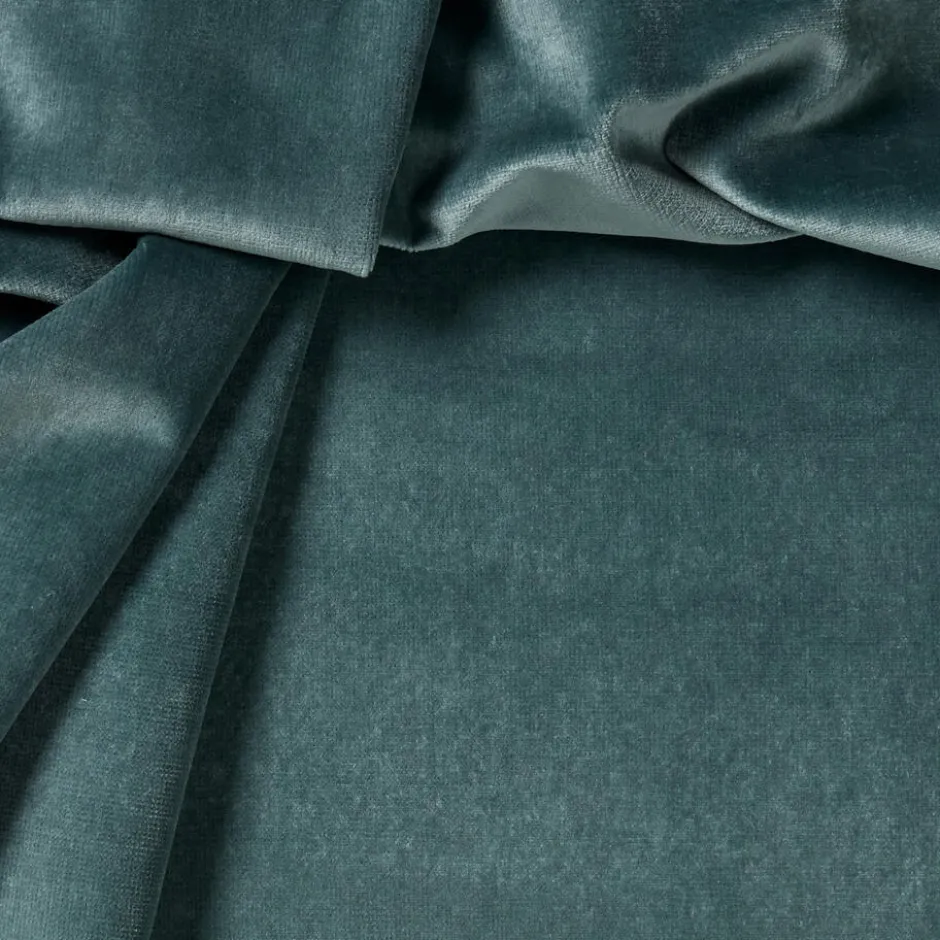 Gordijn Velours Romeo blauw|Kwantum New