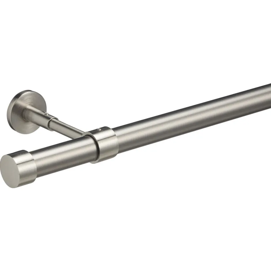 Gordijnroede 200 Cm RVS Metaal - Ø28mm|Kwantum Best