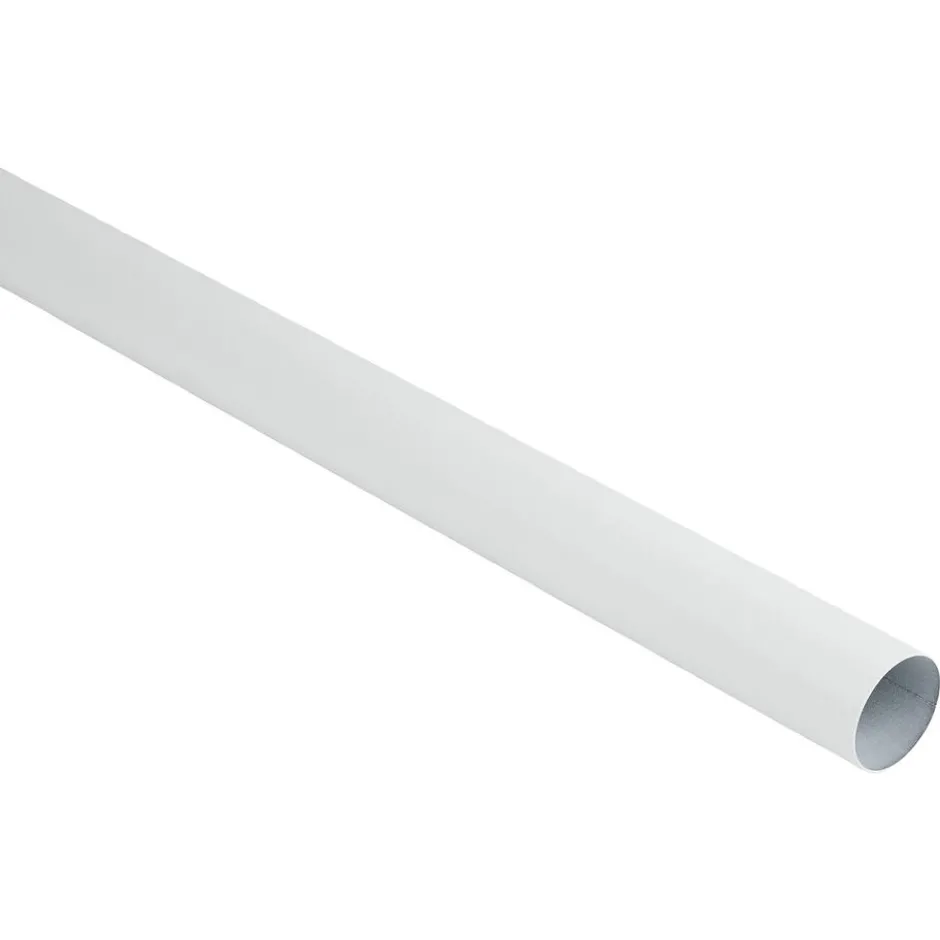 Gordijnroede 200 Cm Wit Metaal Ø28mm|Kwantum Best