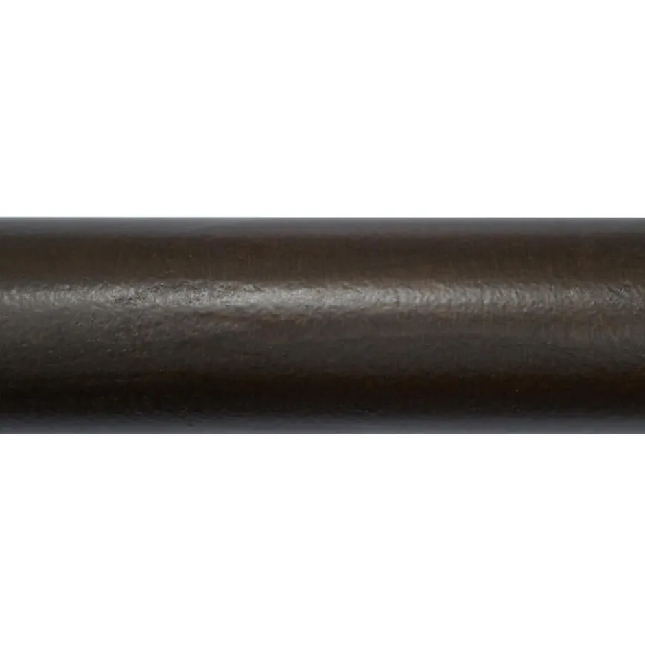 Gordijnroede 200cm Walnoot Bruin Hout Ø28mm|Kwantum Hot