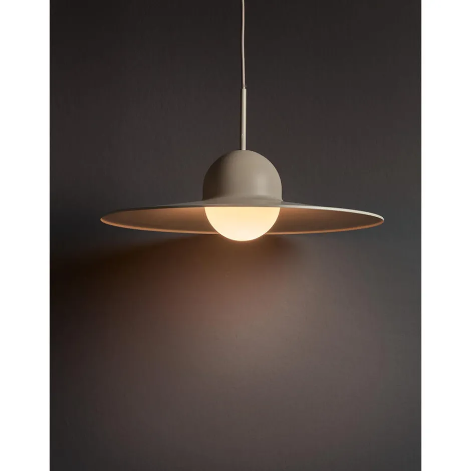 Hanglamp Beanie Off-white ø 45x120 Cm|Kwantum Hot