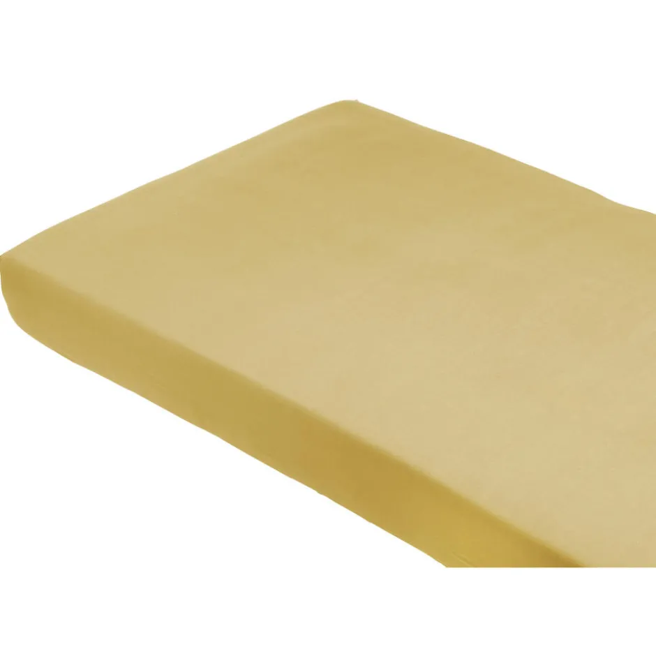 Hoeslaken Katoen Oker - 90x200cm|Kwantum Clearance