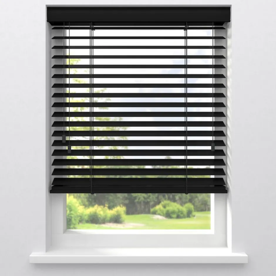 Houten Jaloezie Xander 50mm|Kwantum Sale