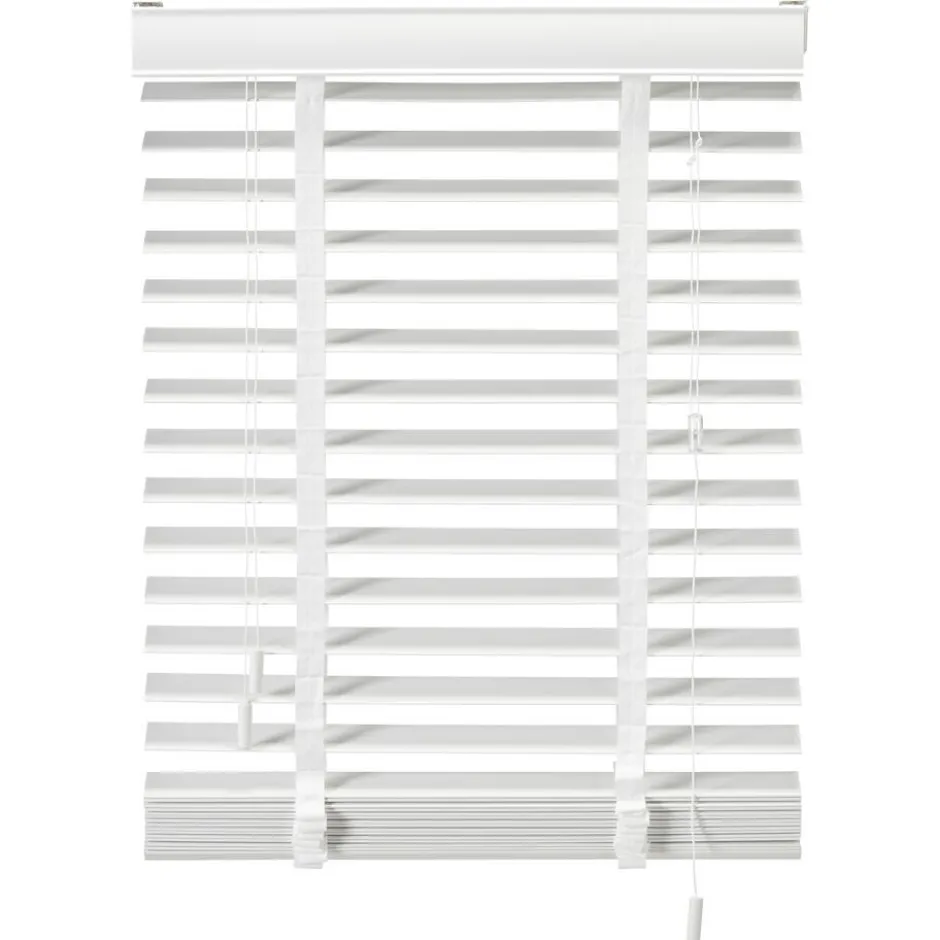 Houtlook Jaloezie Ravi Wit 50mm 120x175 Cm|Kwantum Outlet