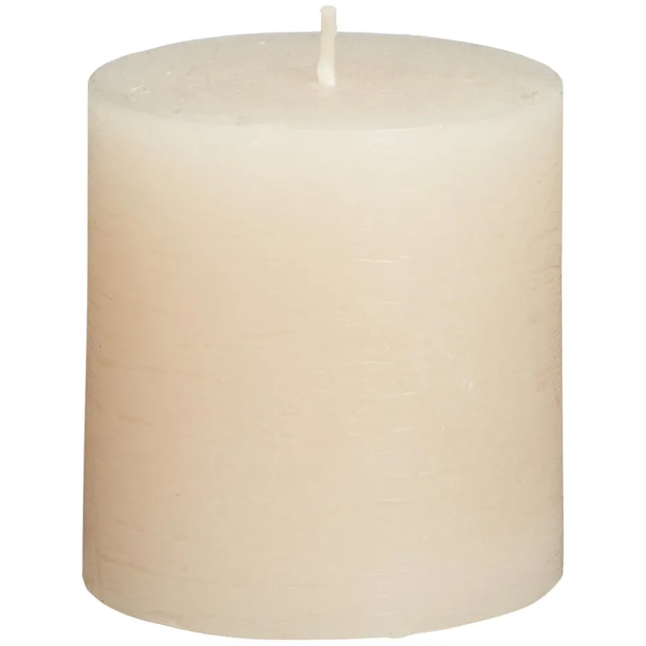 Kaars Rustiek Ecru 7x7 Cm|Kwantum Best