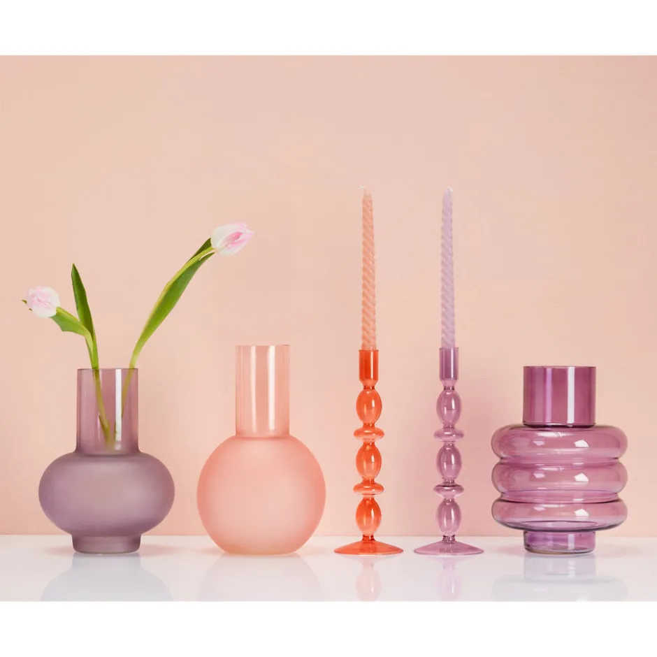 Kandelaar Aveley Lila ø 8x31 Cm|Kwantum Hot