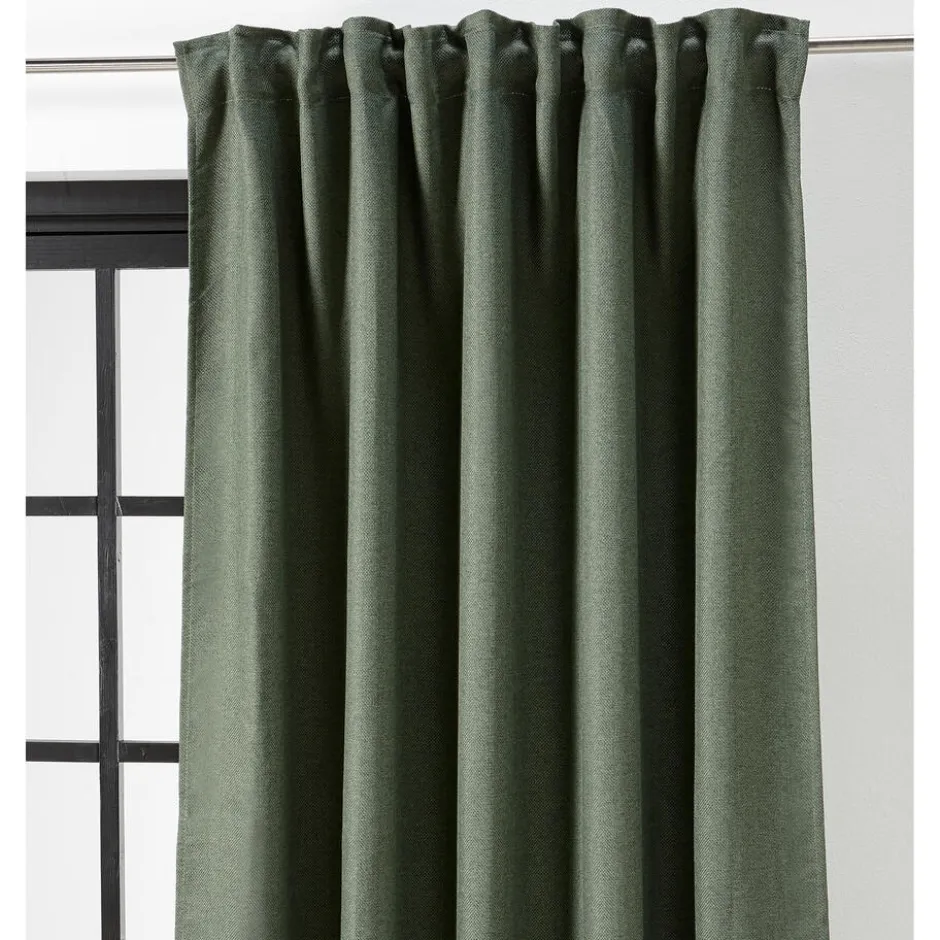 Kant En Klaar Gordijn Ziva Donkergroen|Kwantum Discount