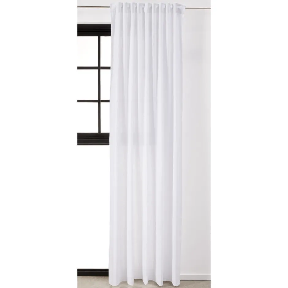 Kant En Klaar Gordijn Malou Wit|Kwantum Discount