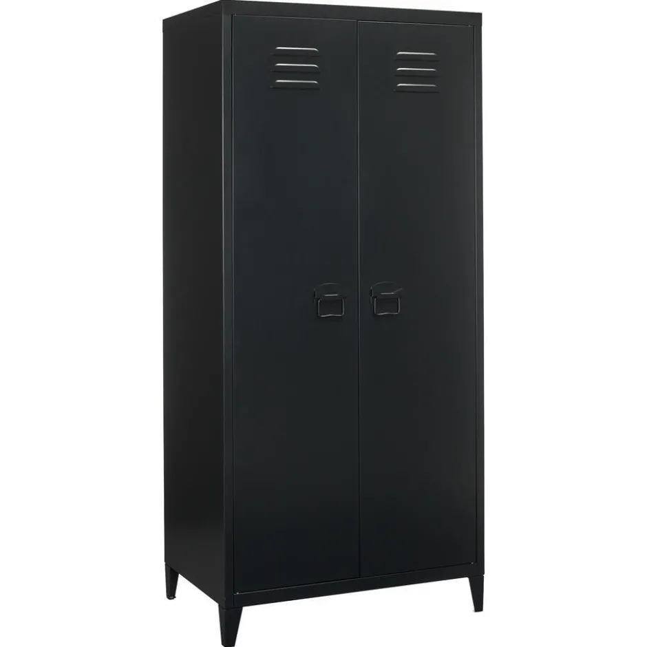 Kledingkast Leipzig Zwart|Kwantum Clearance