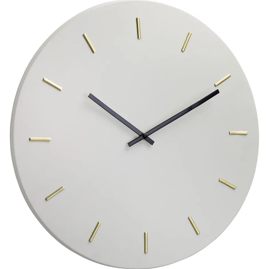 Klok Metaal Grijs - Ø30 Cm|Kwantum Best