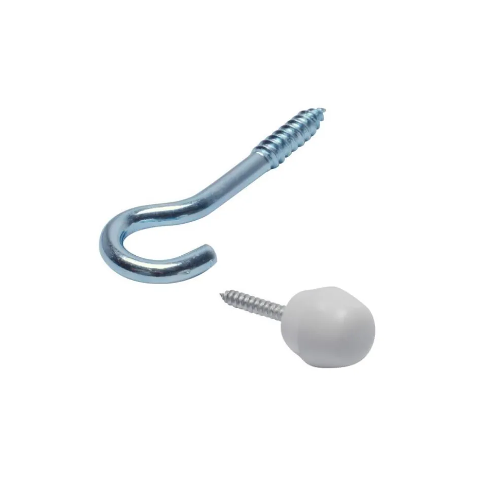 Knop/Haak Spiraal Wit|Kwantum Clearance