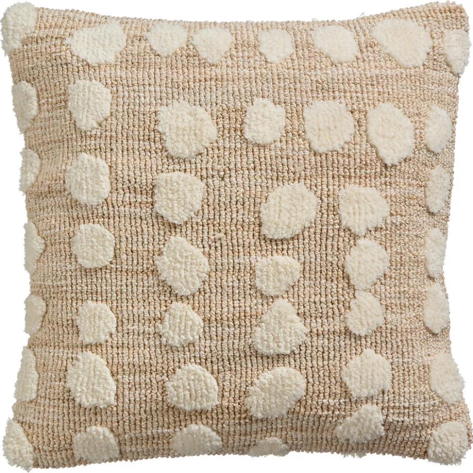 Kussen Chenille Dot Naturel 45x45 Cm|Kwantum Best