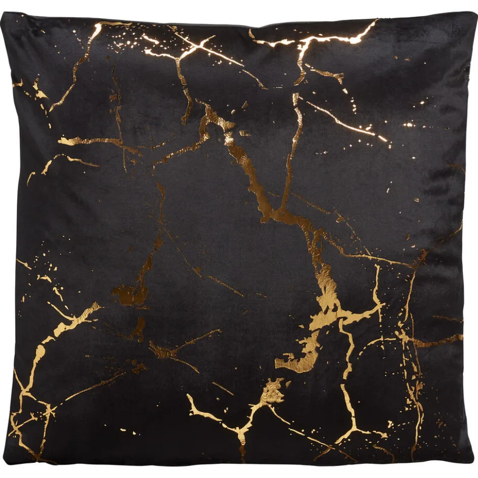 Kussen Marmer Zwart 45x45 Cm|Kwantum New