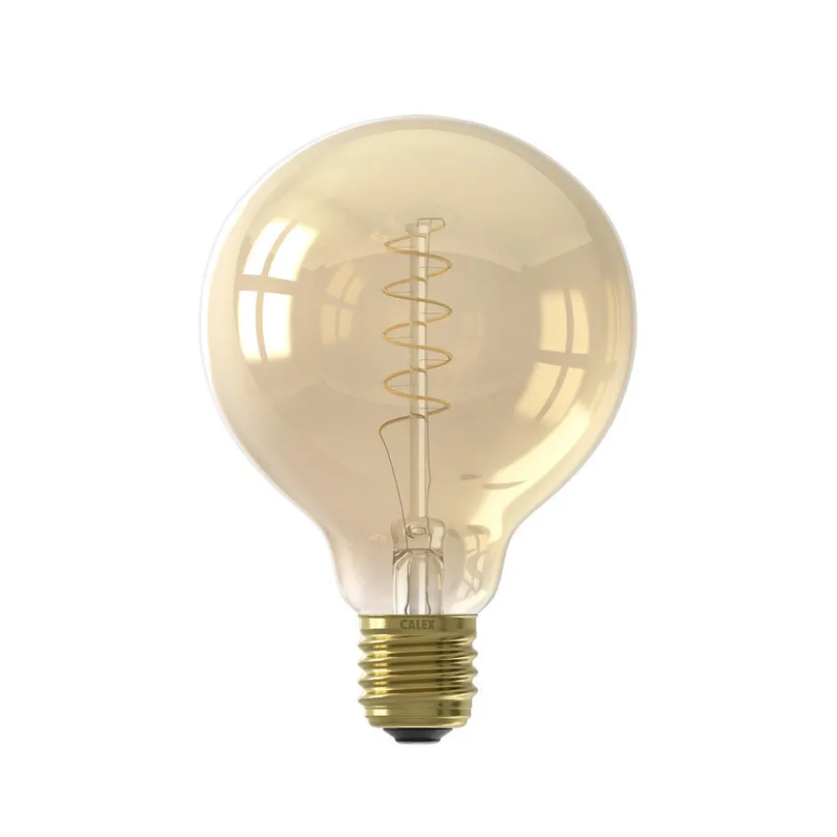 LED Lamp 95 Mm Flex Goud E27 4W Dimbaar|Kwantum Best