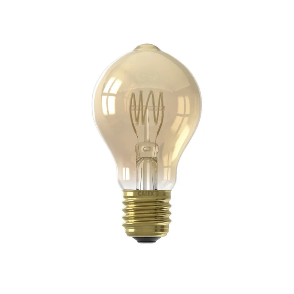 LED Lamp A60 Flex Goud E27 4W Dimbaar|Kwantum Outlet