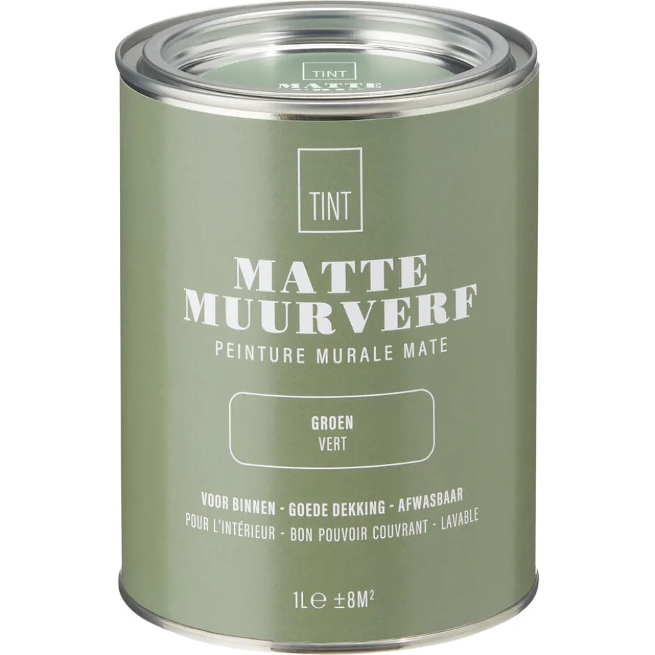Muurverf Mat Groen 1 L|Kwantum Online