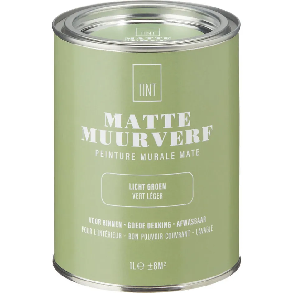 Muurverf Mat Licht Groen 1 L|Kwantum Sale