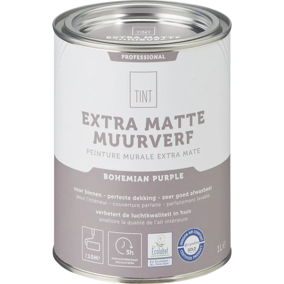 Muurverf Professional Bohemian Purple 1 L|Kwantum Sale