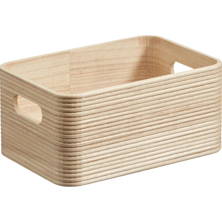 Opbergkist Husum Hout Naturel 23x16x10 Cm|Kwantum Clearance