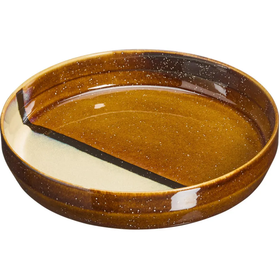 Pastabord Ivo Bruin - ⌀21cm|Kwantum New