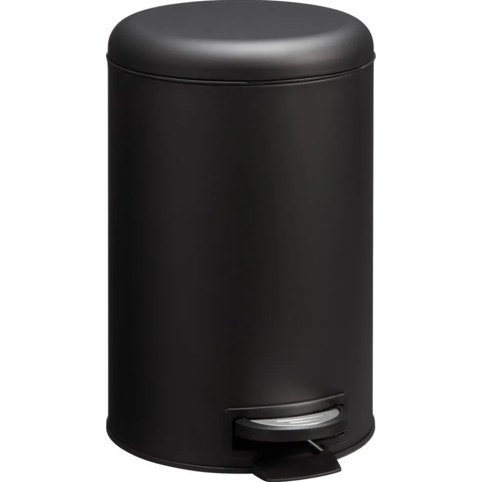 Pedaalemmer 12 Liter Zwart|Kwantum Discount