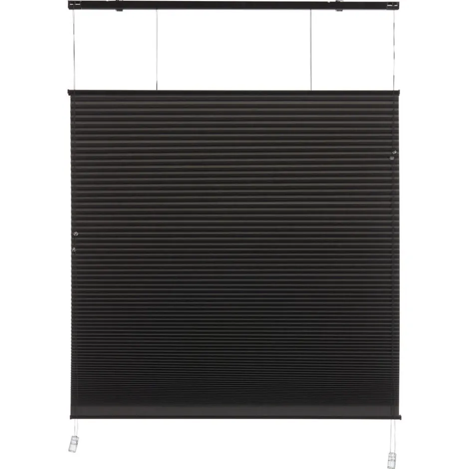 Plisségordijn Dae Zwart 80x175 Cm|Kwantum Fashion