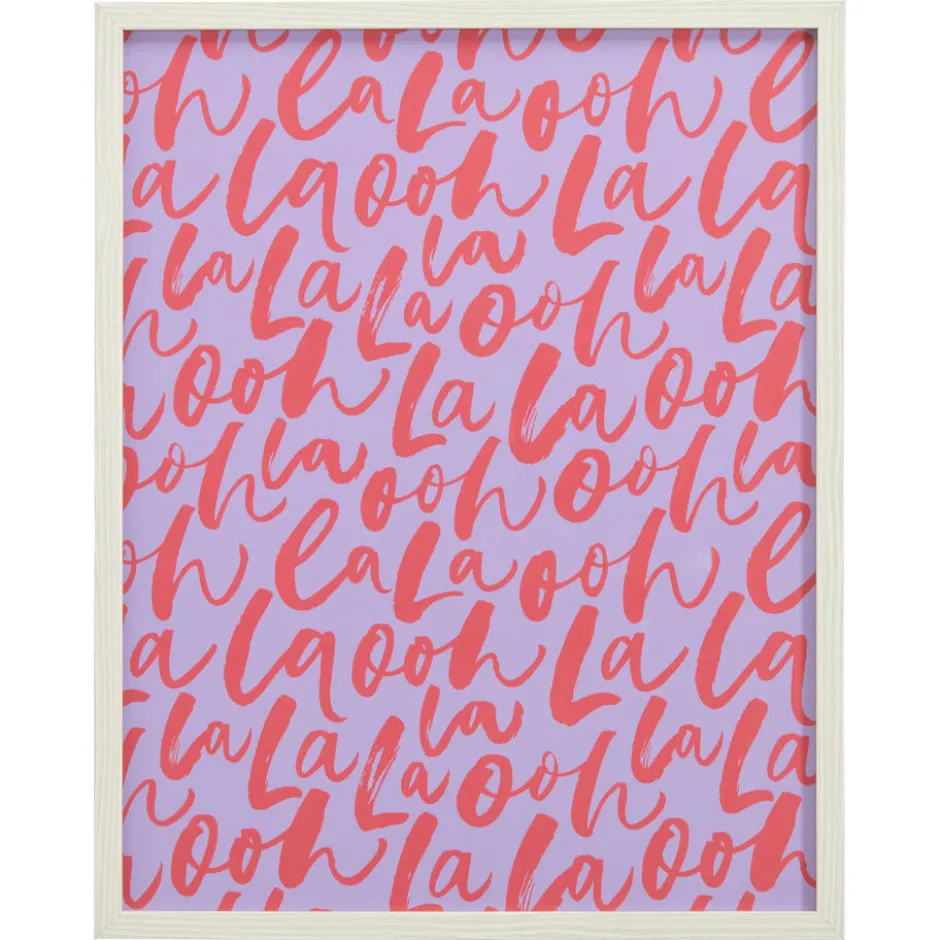 Poster Oh La La Lila|Kwantum Best