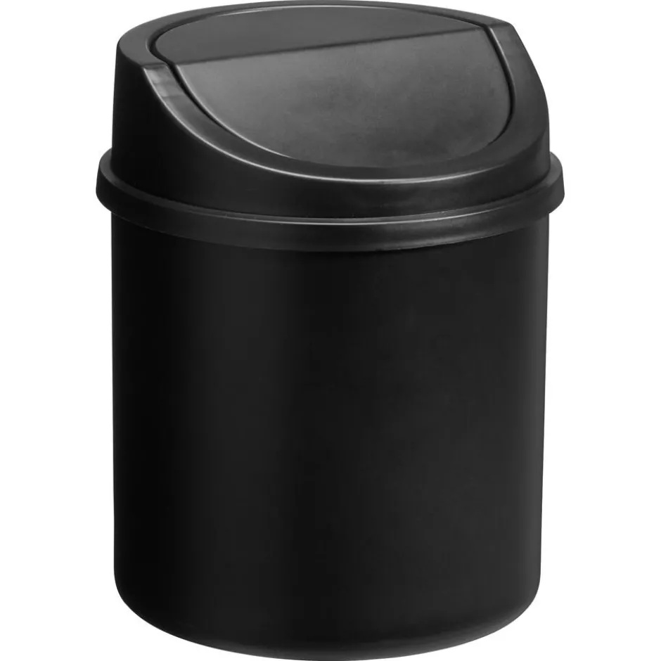 Prullenbak 1 Liter Zwart|Kwantum Sale