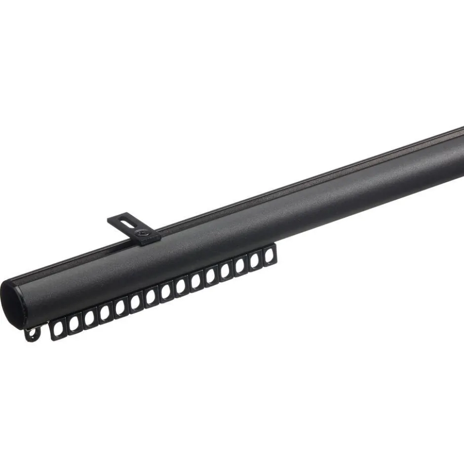 Railroedeset 250 Cm Zwart Metaal - Ø28mm|Kwantum Discount