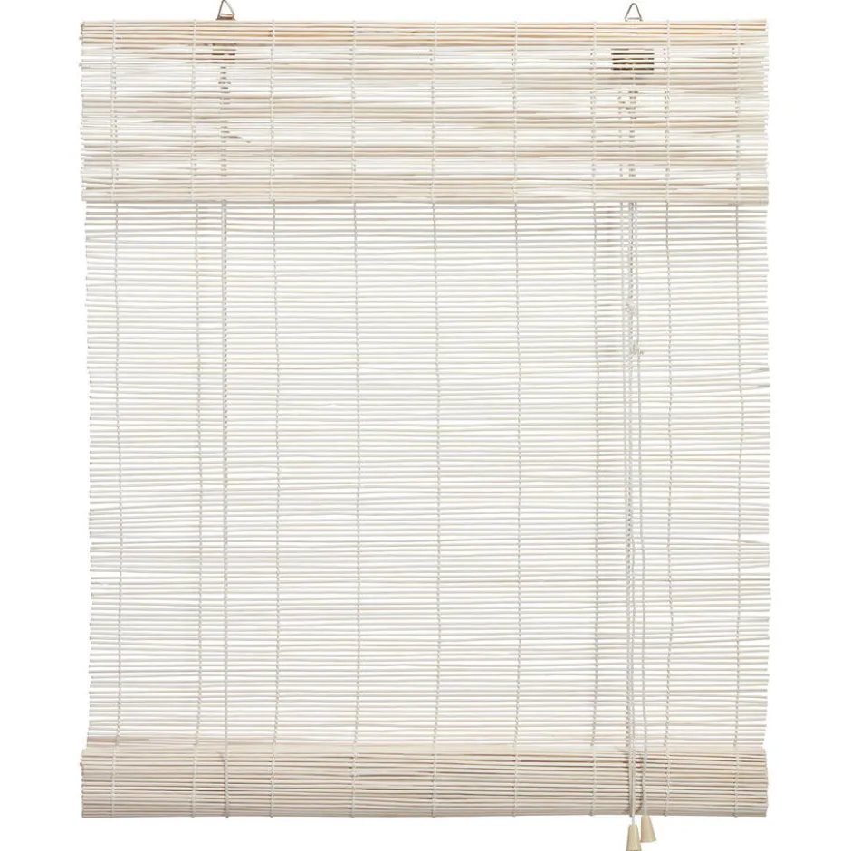 Rolgordijn Bamboe Wit 100x220 Cm|Kwantum Online