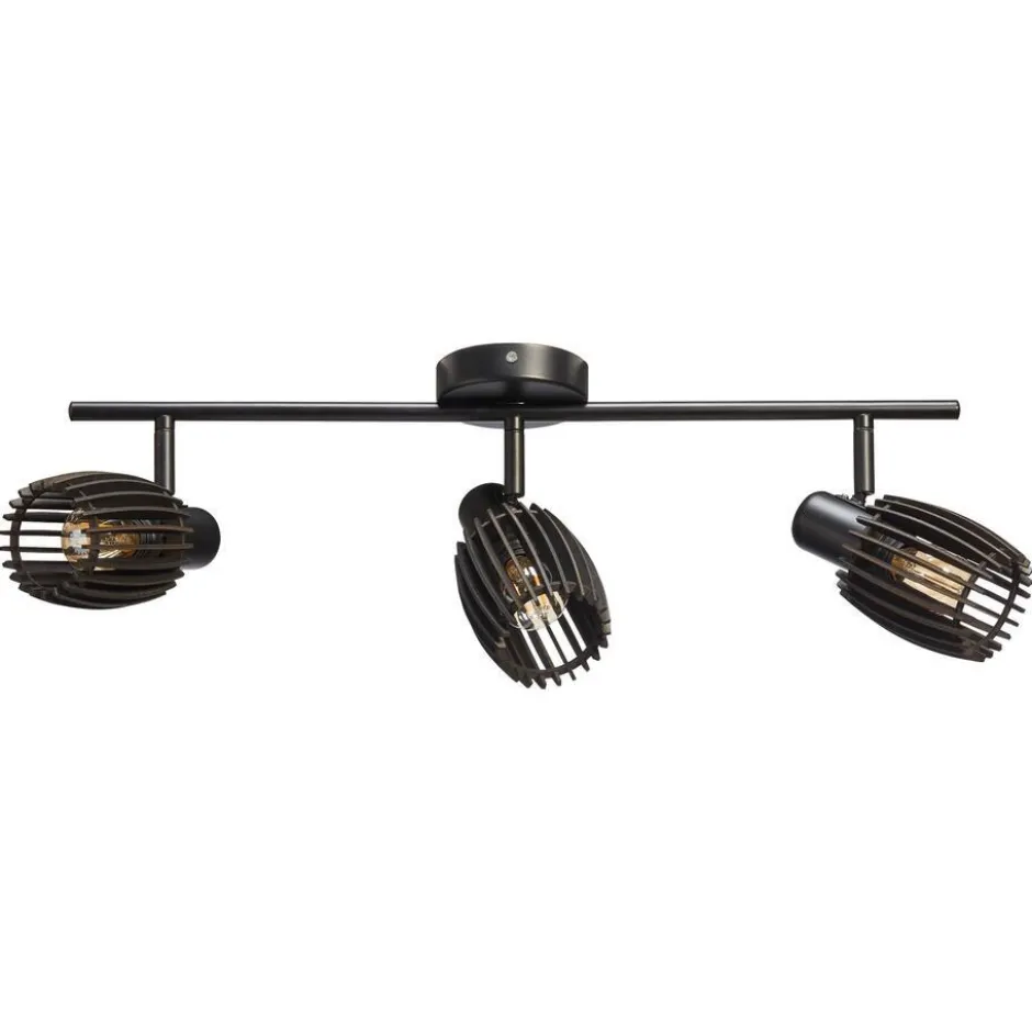 Spot Apulu Zwart 3-lichts|Kwantum Fashion